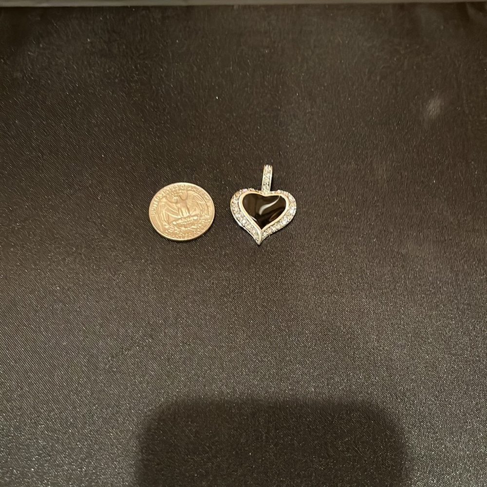 Pendant - Rhinestone & Onyx - Picture 5 of 5